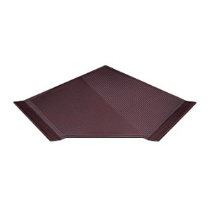 若泉漆器 むすび皿　溜  1-657-9 1個（ご注文単位1個）【直送品】