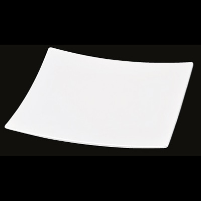 若泉漆器 羽反角盛皿　白　46cmDS-5704 大 J-100-92 1個（ご注文単位1個）【直送品】