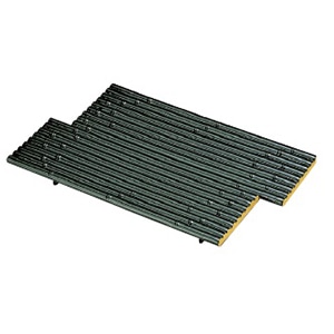 若泉漆器 イカダ盛器 グリーン 中 1-697-9 1個(ご注文単位1個)【直送品】