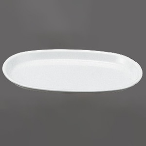 若泉漆器 小判トレー　アイボリー HK-10 1-804-13 1個（ご注文単位1個）【直送品】