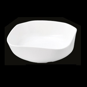 若泉漆器 渕丸角盛鉢　白　33cm　DS-5652 中 J-101-11 1個（ご注文単位1個）【直送品】