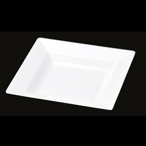 若泉漆器 正角鉢　白　35cm　DS-5795 小 J-101-40 1個（ご注文単位1個）【直送品】