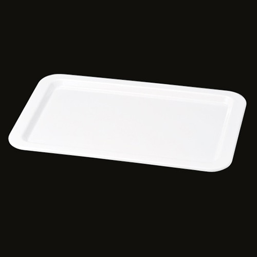 若泉漆器 長角プレート　白　56cm　DS-5719 大 J-101-34 1個（ご注文単位1個）【直送品】