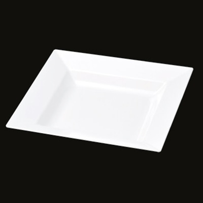 若泉漆器 正角鉢　白　41cm　DS-5796 中 J-101-41 1個（ご注文単位1個）【直送品】