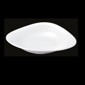 若泉漆器 菱形プレート　白　30cm　DS-5877 小 J-101-61 1個（ご注文単位1個）【直送品】