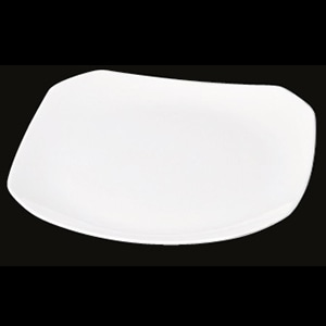 若泉漆器 隅切盛皿　白　36cm　DS-5688 中 J-100-85 1個（ご注文単位1個）【直送品】