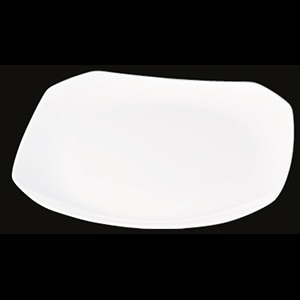 若泉漆器 隅切盛皿　白　41cm　DS-5689 大 J-100-86 1個（ご注文単位1個）【直送品】