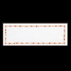 若泉漆器 箸置マット 花つなぎ  B-21-3 100枚/束（ご注文単位1束）【直送品】