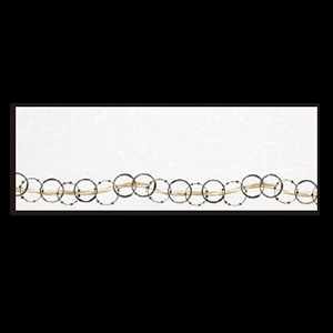 若泉漆器 箸置マット 刷毛目・輪  B-21-1 100枚/束（ご注文単位1束）【直送品】