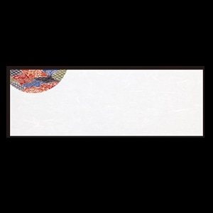 若泉漆器 箸置マット 紅型・1  B-20-93 100枚/束（ご注文単位1束）【直送品】