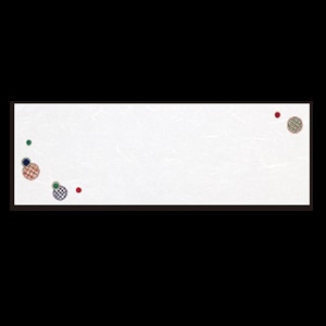 若泉漆器 箸置マット まり紋  B-20-91 100枚/束（ご注文単位1束）【直送品】