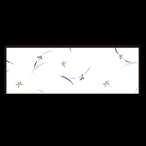 若泉漆器 箸置マット 蘭  B-20-58 100枚/束（ご注文単位1束）【直送品】