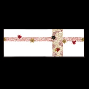 若泉漆器 箸置マット 竜田川  B-20-55 100枚/束（ご注文単位1束）【直送品】