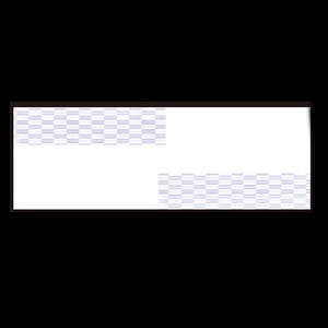 若泉漆器 箸置マット 矢羽根  B-20-50 100枚/束（ご注文単位1束）【直送品】