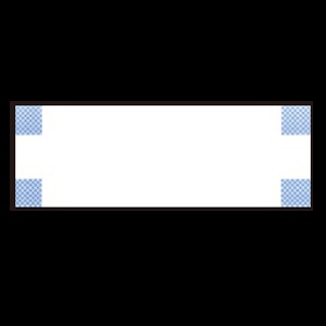 若泉漆器 箸置マット 市松紋  B-20-49 100枚/束（ご注文単位1束）【直送品】