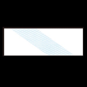 若泉漆器 箸置マット 青海波  B-20-45 100枚/束（ご注文単位1束）【直送品】