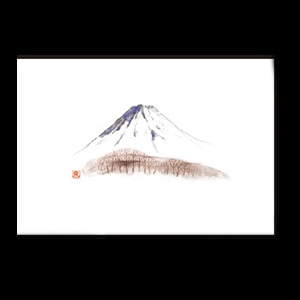 若泉漆器 尺3寸長手 テーブルマット 白富士 オールシーズン B-26-21 100枚/束（ご注文単位1束）【直送品】