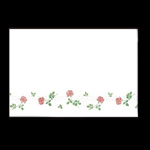 若泉漆器 尺3寸長手 テーブルマット ローゼ  B-26-23 100枚/束（ご注文単位1束）【直送品】