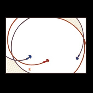 若泉漆器 尺3寸長手 テーブルマット 組紐文  B-26-34 100枚/束（ご注文単位1束）【直送品】