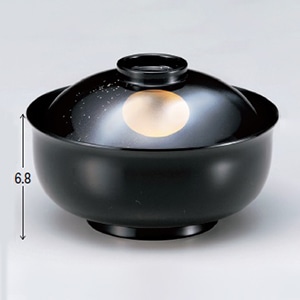 若泉漆器 5寸リリー椀　金月光S・H塗  W-11-4 1個（ご注文単位1個）【直送品】