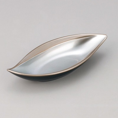 若泉漆器 しずく鉢　銀紗裏黒塗 小 M-16-3 1個（ご注文単位1個）【直送品】