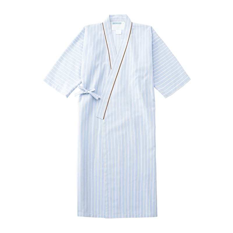 患者衣ガウン式　289-98　L　ブラウン   1枚（ご注文単位1枚）【直送品】