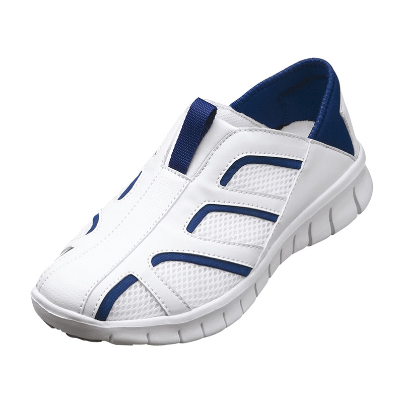 メッシュスリップオンシューズ APK188-58 ネイビー 22.5cm 1個(ご注文単位1個)【直送品】