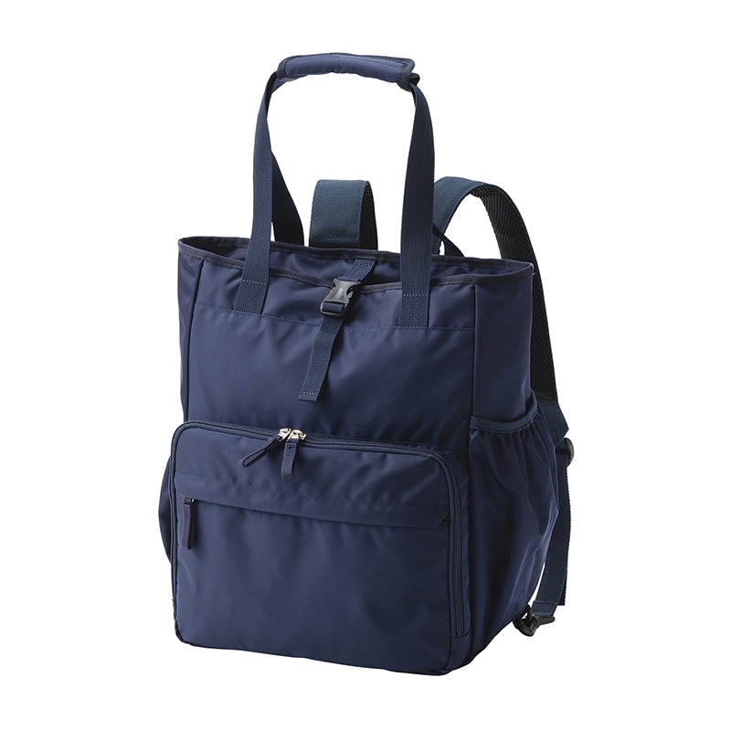 2WAYトートーバッグ　訪問バック ネイビー KZN901-18 1個（ご注文単位1個）【直送品】