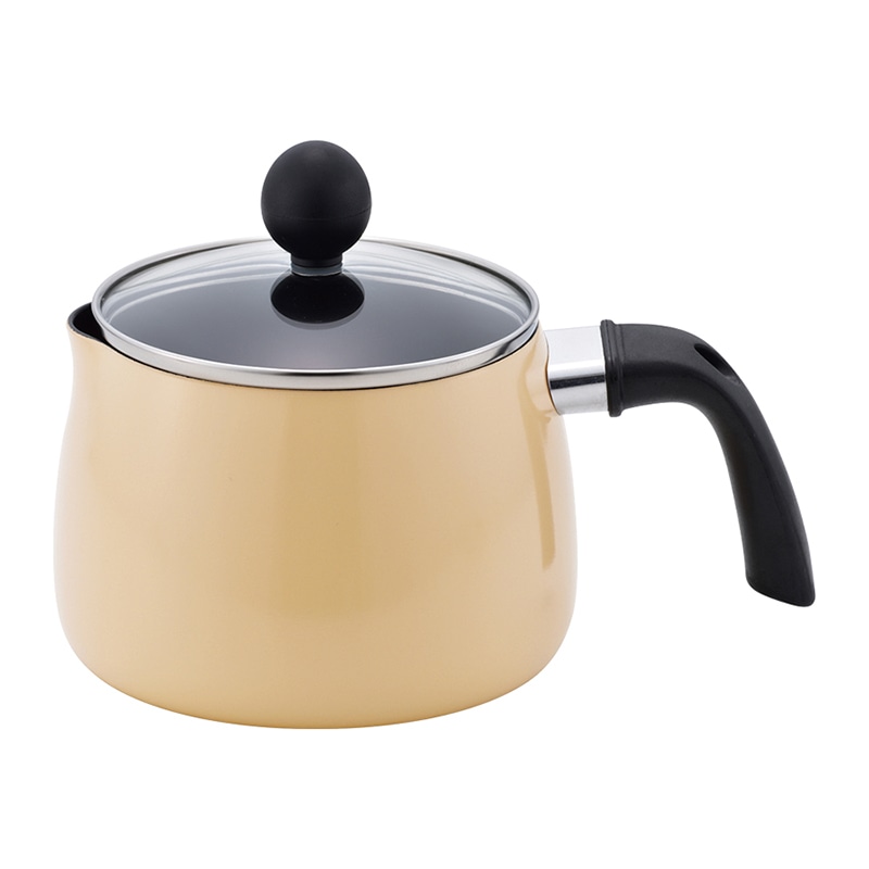 F&Dマーケティング チャームキッチン マルチポット IH対応 16cm ベージュ FDR-332 1個(ご注文単位1個)【直送品】