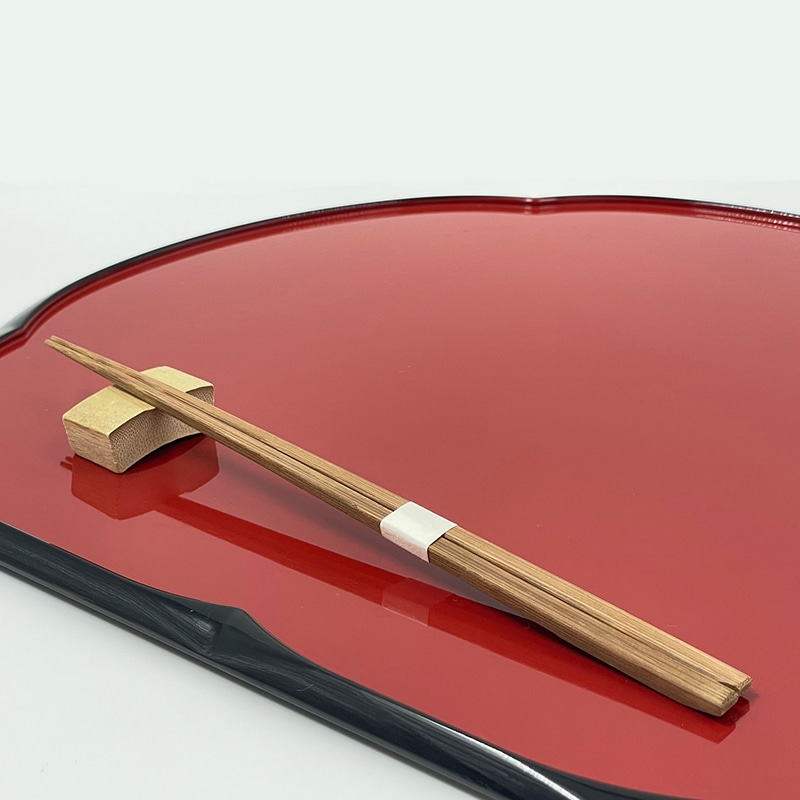 割りばし 竹一番 先細箸 帯付 燻し  25本/パック（ご注文単位40パック）【直送品】