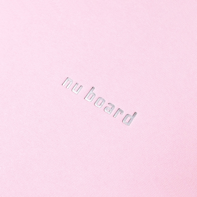 欧文印刷 ノート型ホワイトボード nu board スクエア エアリーピンク NGSQ02AP06 1冊(ご注文単位1冊)【直送品】