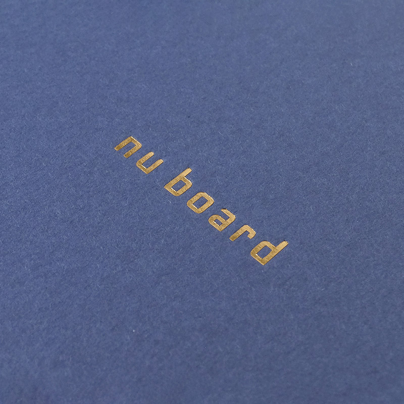 欧文印刷 ノート型ホワイトボード nu board スクエア ネイビー NGSQ02NV06 1冊(ご注文単位1冊)【直送品】