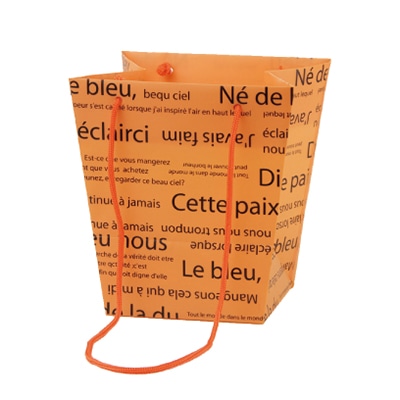 マッセ ポットバッグ S　オレンジ R-60 1個（ご注文単位10個）【直送品】