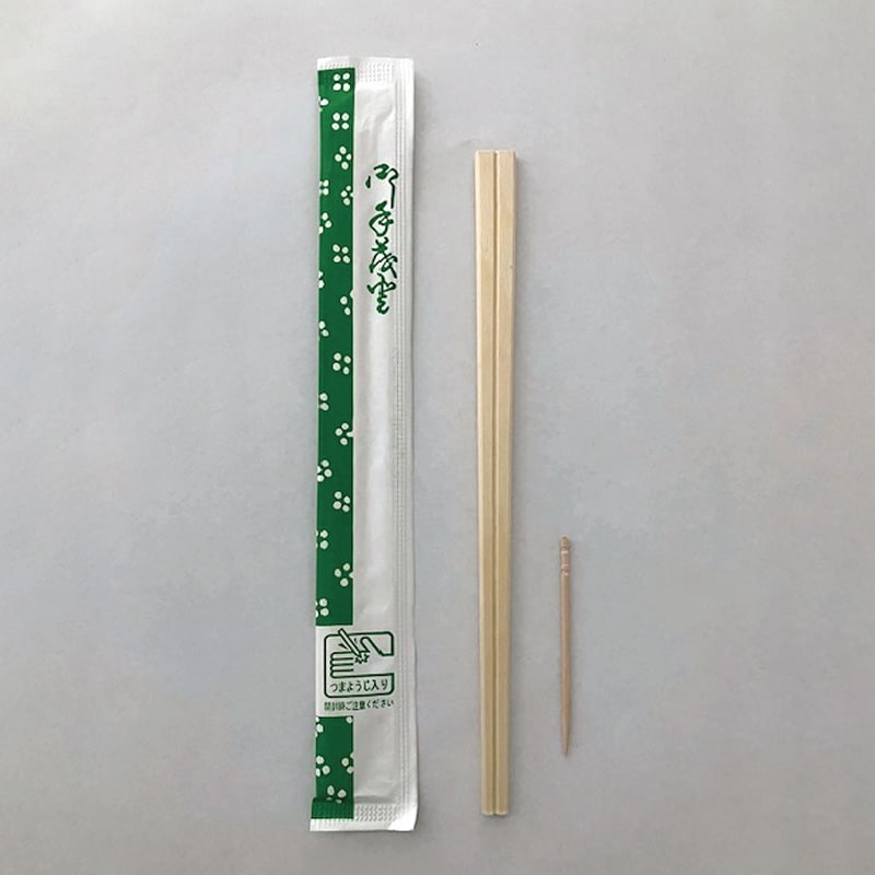 サンクリア 完封箸 アスペン元禄 花びら草 100膳 B11 100本/袋（ご注文単位40袋）【直送品】