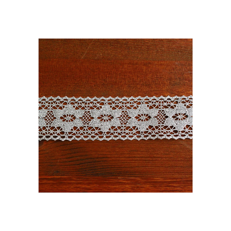 一井商店 トーションレース 幅45mm 20m巻 シルバー TL7013-96 1巻（ご注文単位1巻）【直送品】