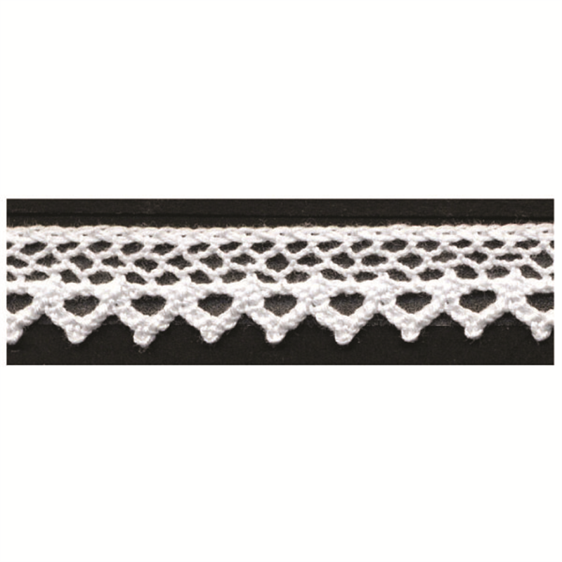 一井商店 トーションレース 幅12mm 30m巻 白 TL7102-0 1巻（ご注文単位1巻）【直送品】