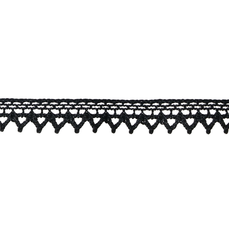 一井商店 トーションレース 幅12mm 30m巻 黒 TL7102-09 1巻（ご注文単位1巻）【直送品】