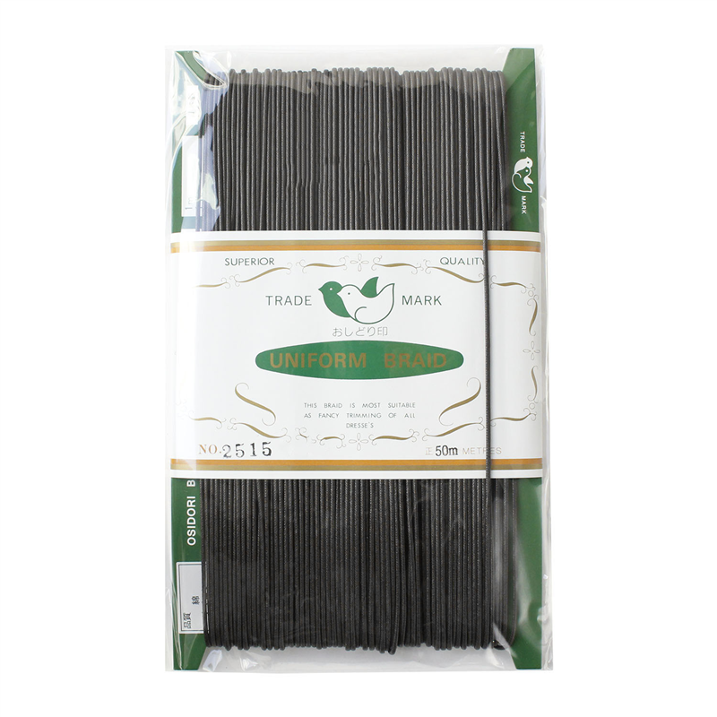 一井商店 ワックスコード 径1.5mm×50m 黒 CD2515-09 1巻（ご注文単位1巻）【直送品】