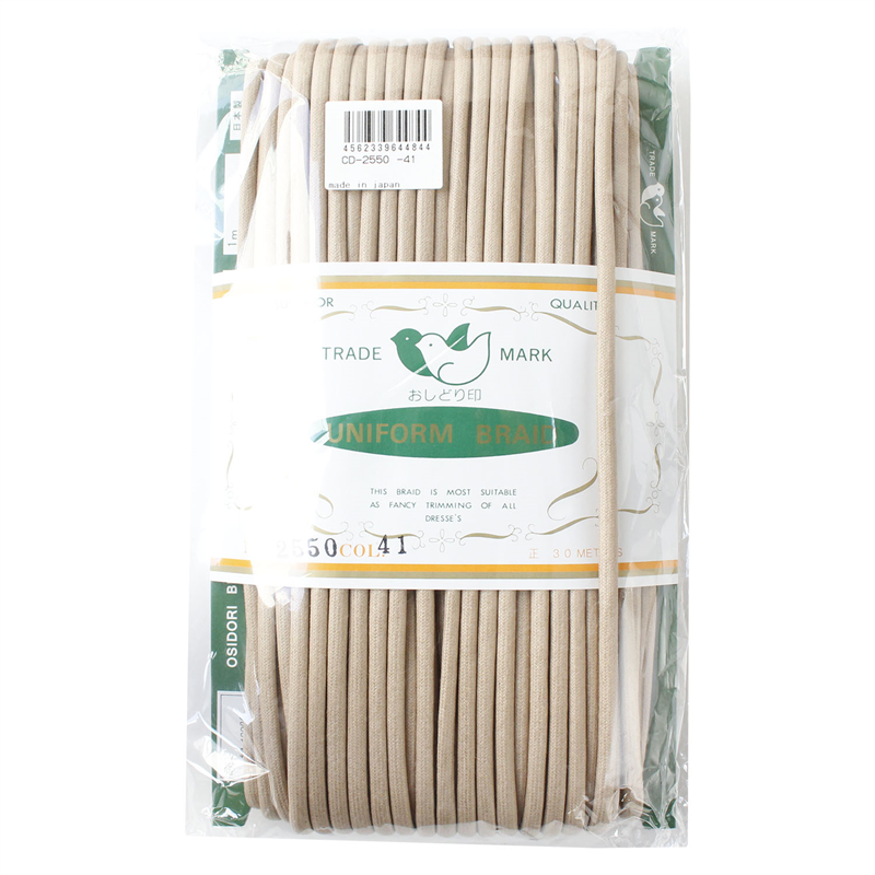 一井商店 ワックスコード 径5mm×30m 薄ベージュ CD2550-41 1巻（ご注文単位1巻）【直送品】