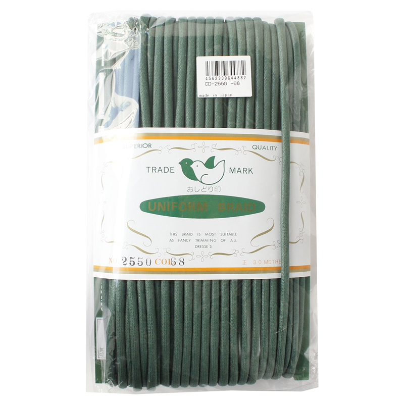 一井商店 ワックスコード 径5mm×30m グリーン CD2550-68 1巻（ご注文単位1巻）【直送品】