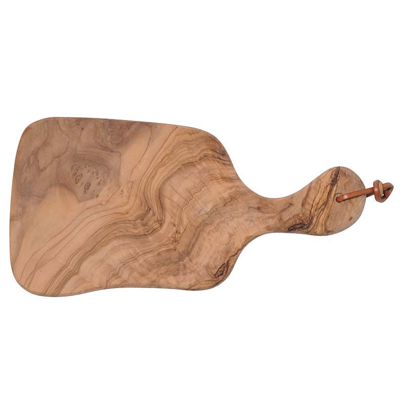 ドリス・オリーブ ラウンドボードハンドル 39cm 1個(ご注文単位1個)【直送品】