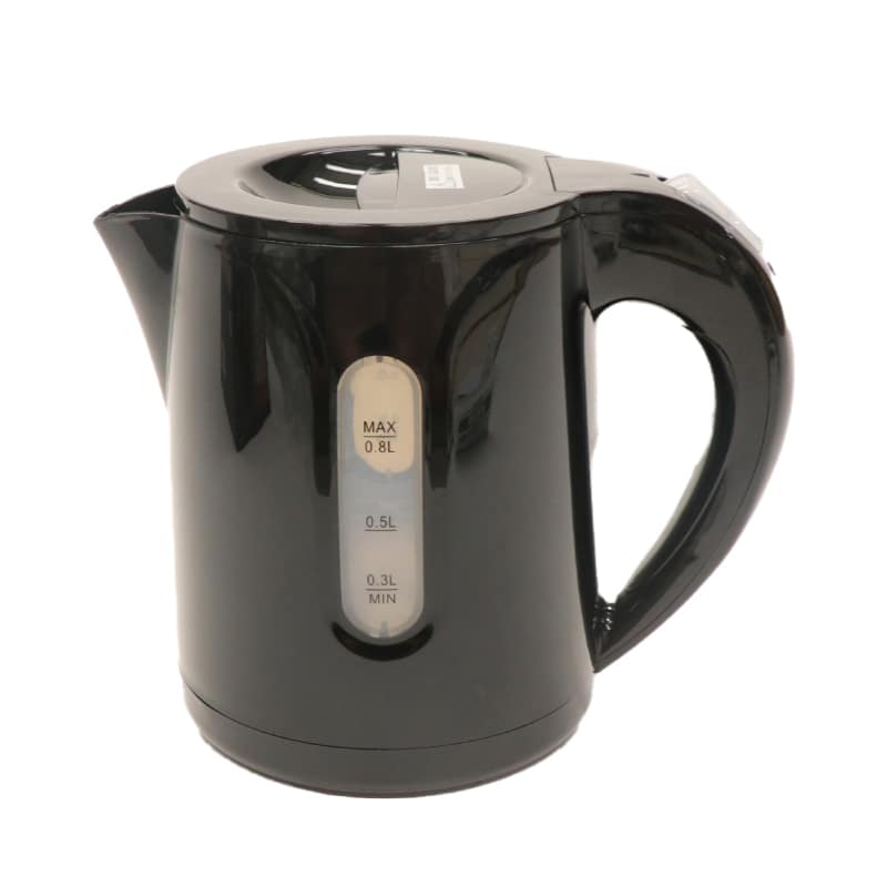 イトウ コンパクトケトル 0.8L ブラック KTK-08BK 1個（ご注文単位12個）【直送品】