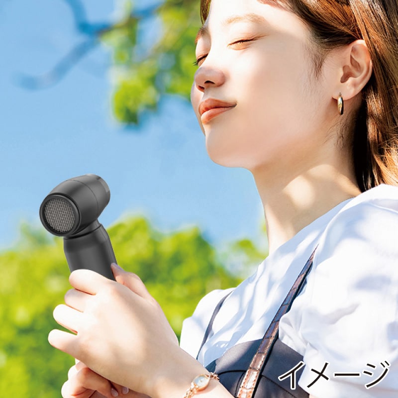 イトウ コンパクトハイパーブロワーファン ブラック HDL-3808 1個（ご注文単位24個）【直送品】