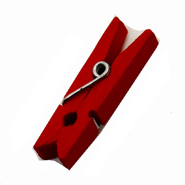 紺屋商事 ウッドピンチ 大サイズ フレンチカラー 24個入 00550011 1パック(ご注文単位1パック)【直送品】