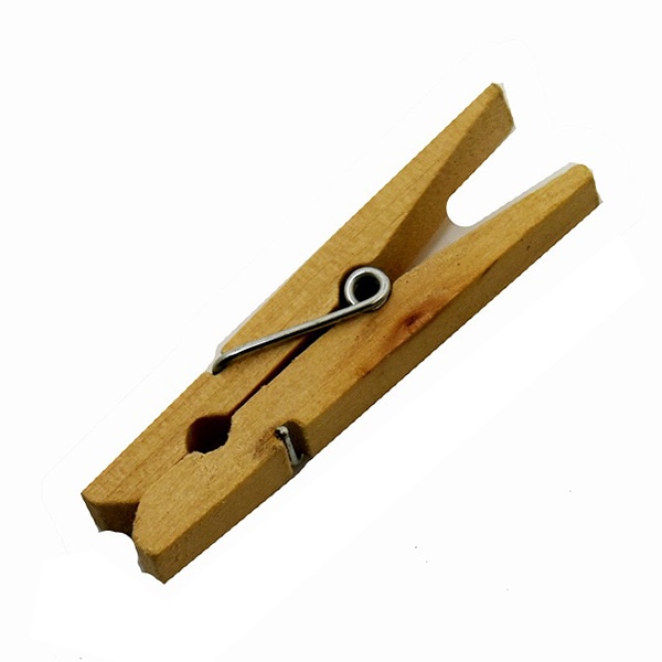 紺屋商事 ウッドピンチ 大サイズ ナチュラル 24個入 00550012 1パック(ご注文単位1パック)【直送品】