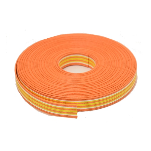 紺屋商事 紙バンド 10m オレンジサンシャイン 00003031 1巻(ご注文単位1巻)【直送品】