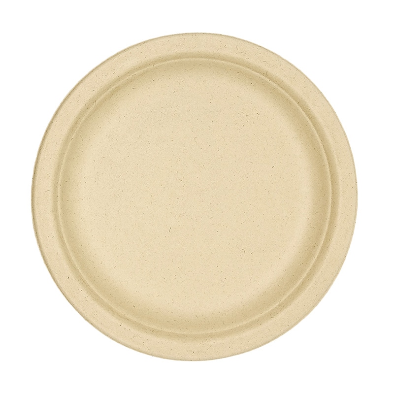 チェーンストリーム 紙皿　バガスプレート 23cm  1箱（ご注文単位1箱）【直送品】