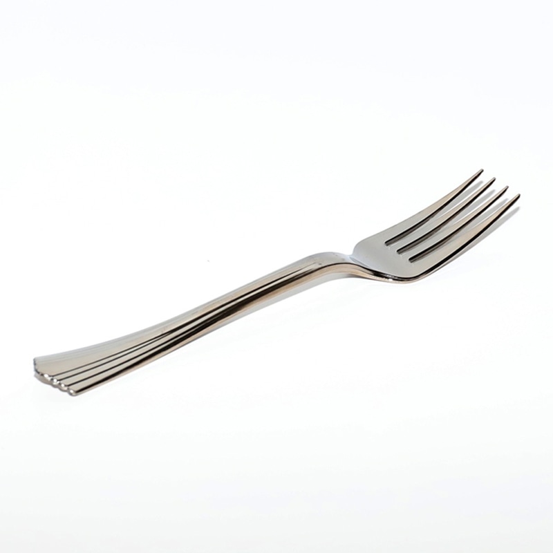 ティー・ティー・シー プラシルバー フォーク 20本入 BーMー002 20本/袋（ご注文単位30袋）【直送品】