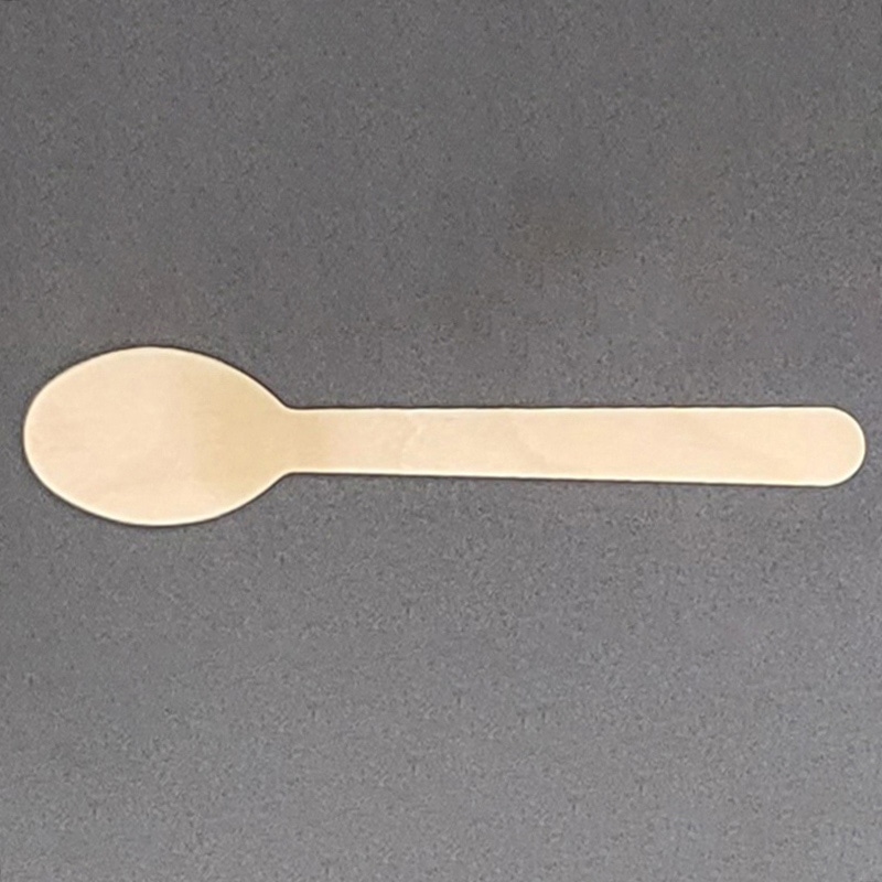 ダイモン 木製スプーン 160 裸 AGW-01 100本/袋(ご注文単位30袋)【直送品】