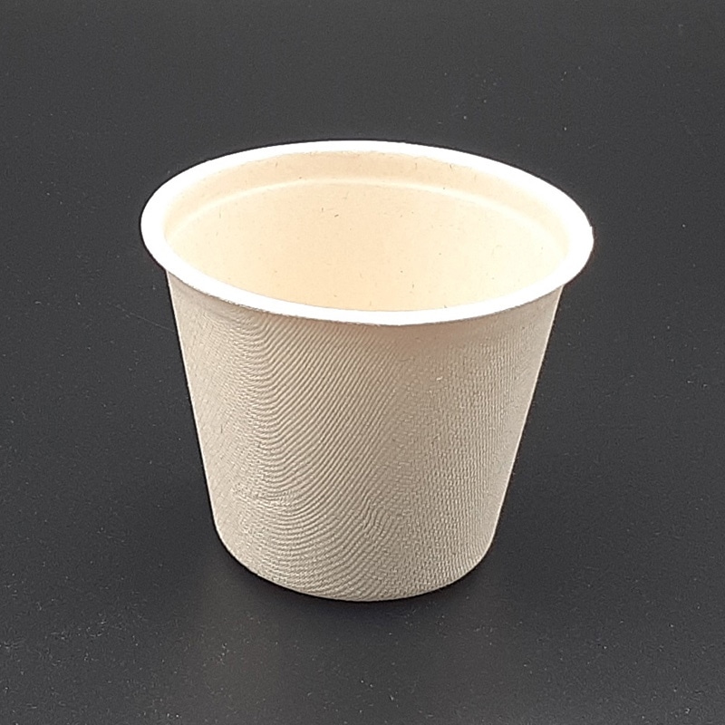 ダイモン エコ容器　ムギ＆タケカップ　本体 425ml AGM-16 50枚/袋 （ご注文単位12袋）【直送品】